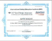 International Safety Education Certificate